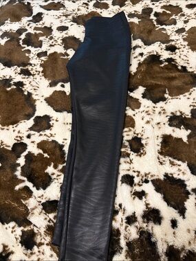 Express Black High-Rise Faux Leather Leggings